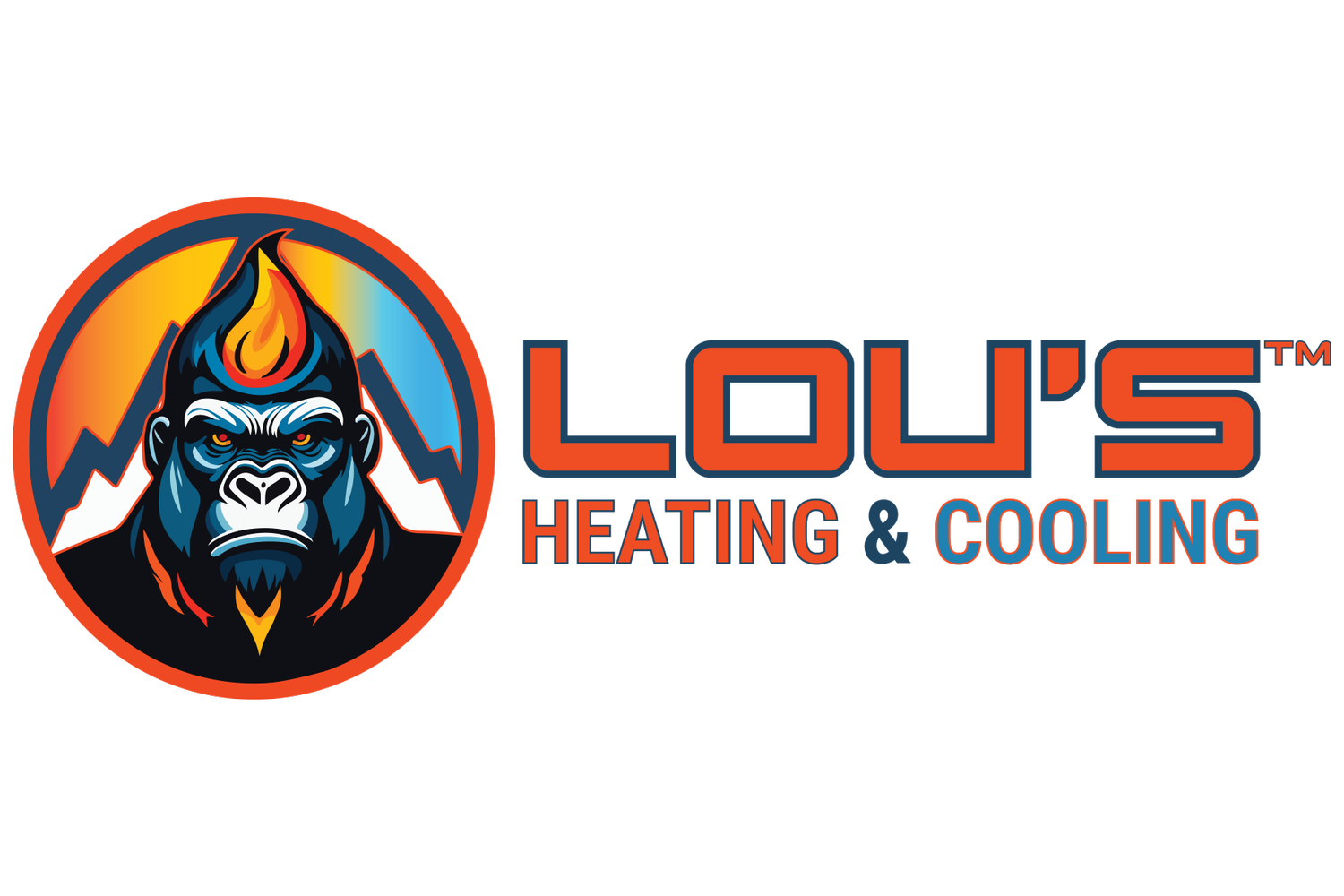 Lou's Heating & Cooling logo — HVAC contractor in Lakewood, CO